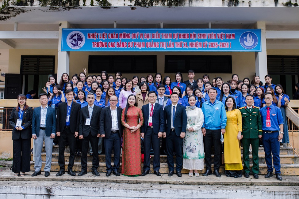 ĐẠI HỘI ĐẠI BIỂU HỘI SINH VIÊN VIỆT NAM TRƯỜNG CAO ĐẲNG SƯ PHẠM QUẢNG TRỊ LẦN THỨ XI, NHIỆM KỲ 2025 – 2028