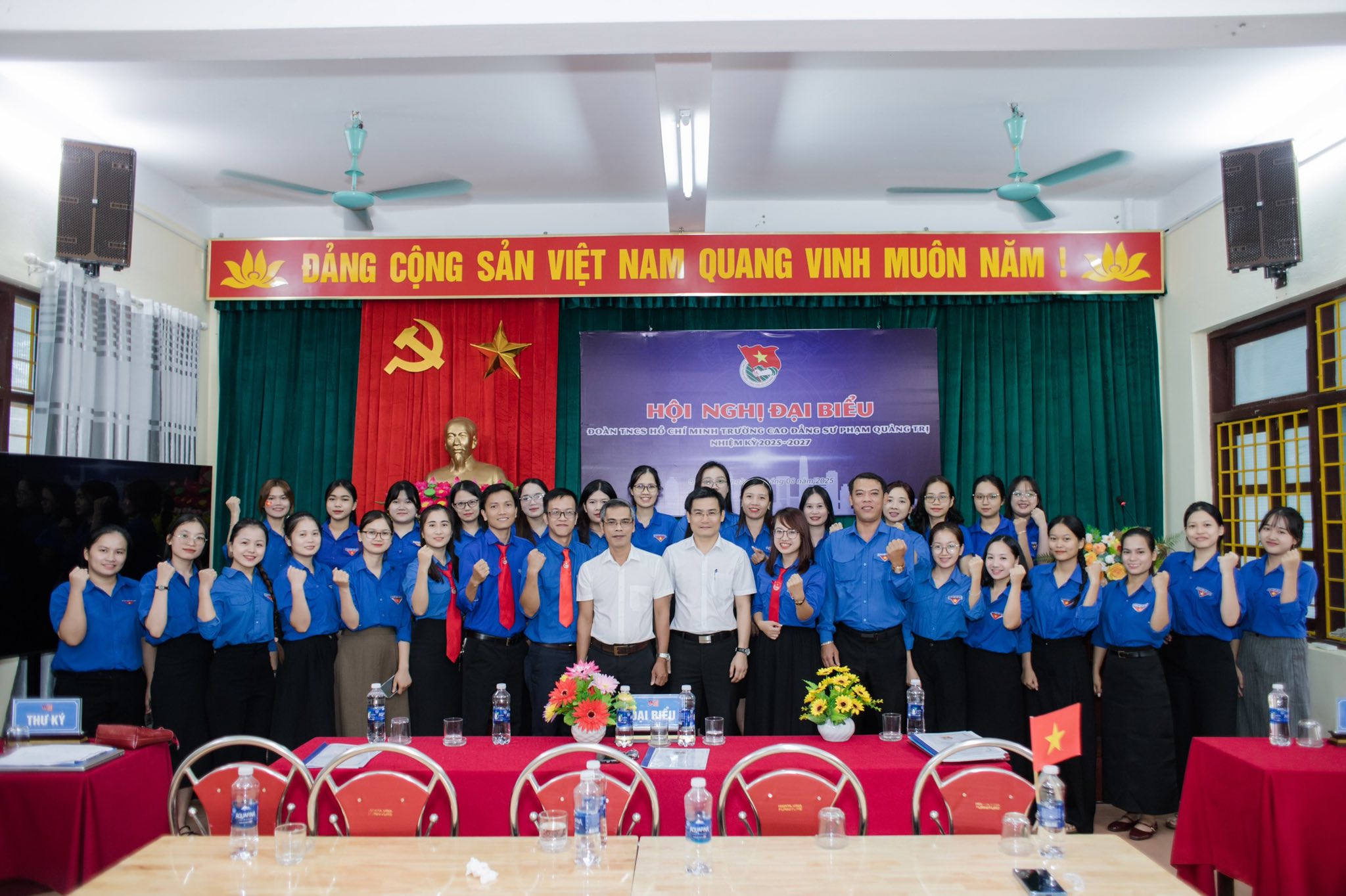 HỘI NGHỊ ĐẠI BIỂU ĐOÀN TNCS HỒ CHÍ MINH TRƯỜNG CAO ĐẲNG SƯ PHẠM QUẢNG TRỊ NHIỆM KỲ 2025 – 2027